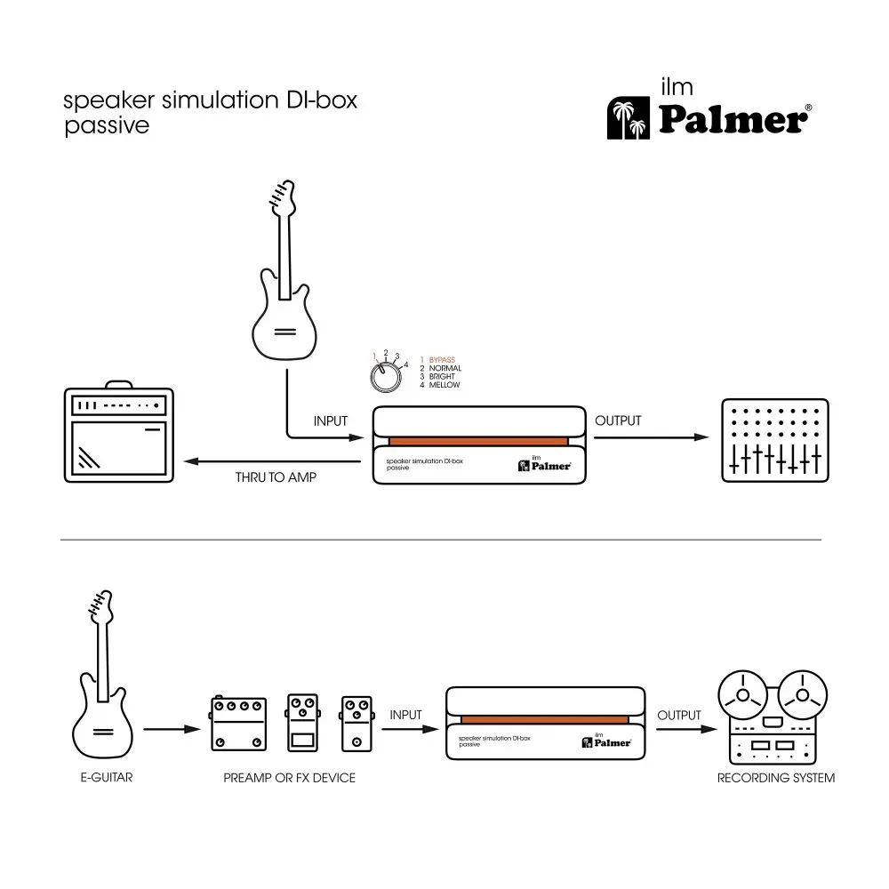 Caja Directa Simulador de Amplificador Palmer ILM