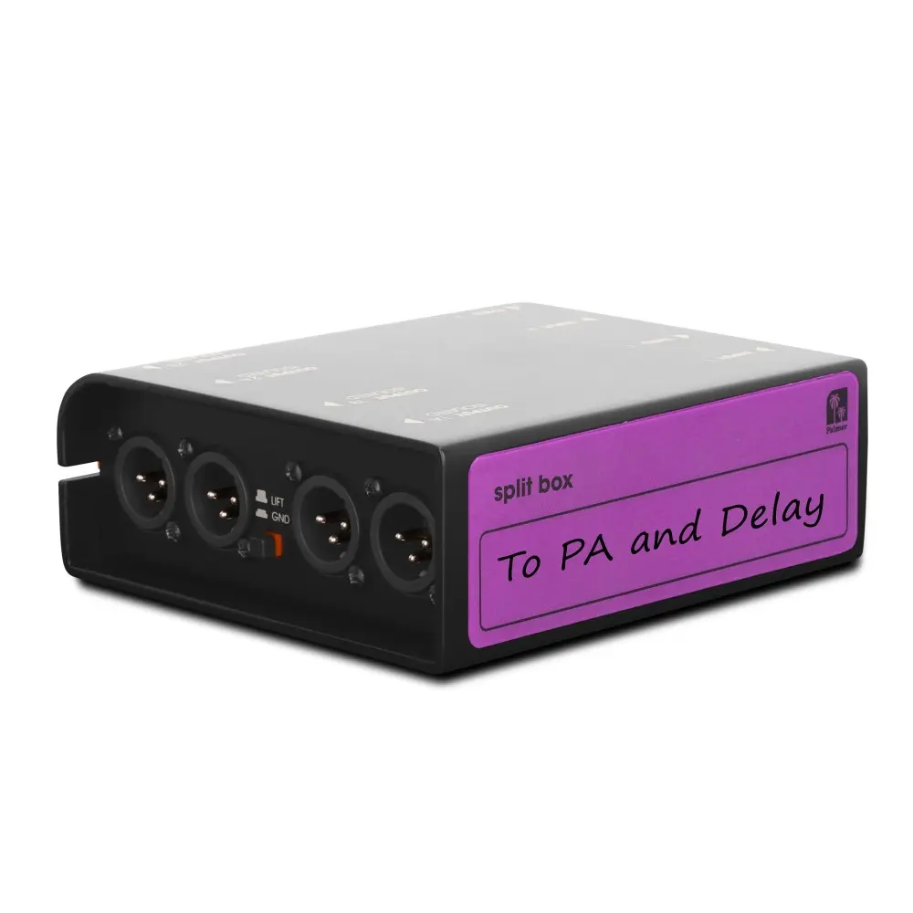 Caja Directa Divisor 2 Canales 4 Salidas Palmer PEENE