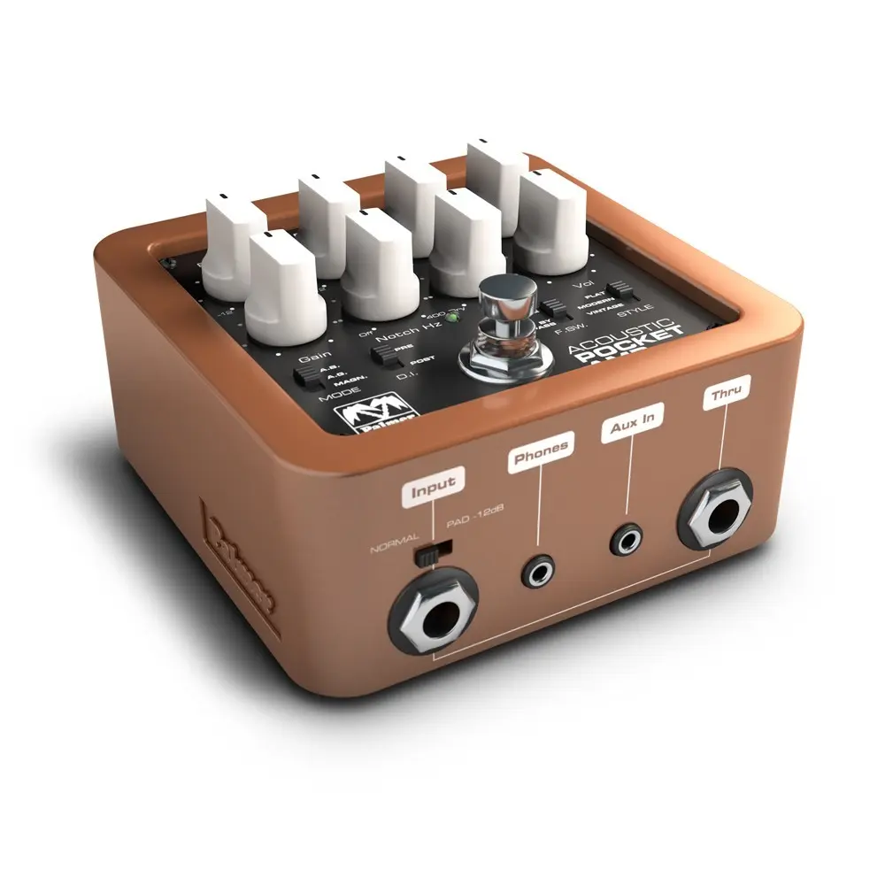 Pedal Preamplificador Guitarra Acustica Palmer EPAMPACOUSTIC