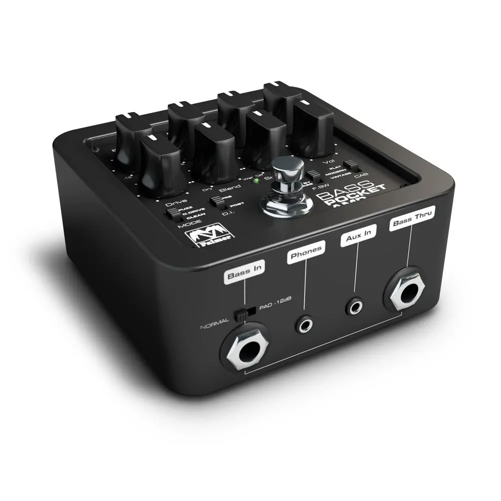 Pedal Preamplificador Bajo Electrico Palmer EPAMPBASS