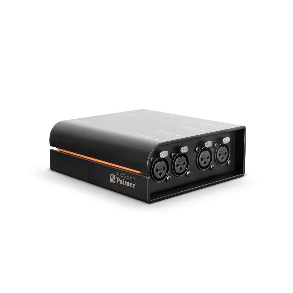 Caja Ethercon 4 Canales XLR Hembra Palmer AOCBXLRF