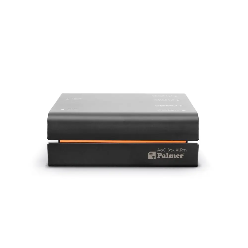 Caja Ethercon 4 Canales XLR Macho Palmer AOCBXLRM
