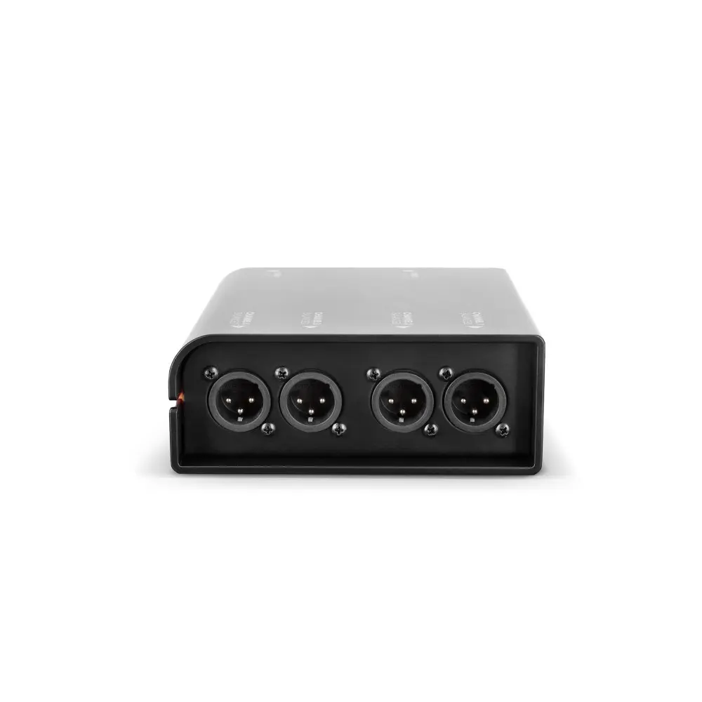 Caja Ethercon 4 Canales XLR Macho Palmer AOCBXLRM