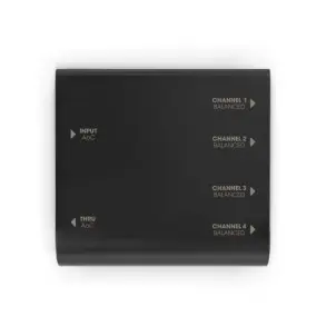 Caja Ethercon 4 Canales XLR Macho Palmer AOCBXLRM