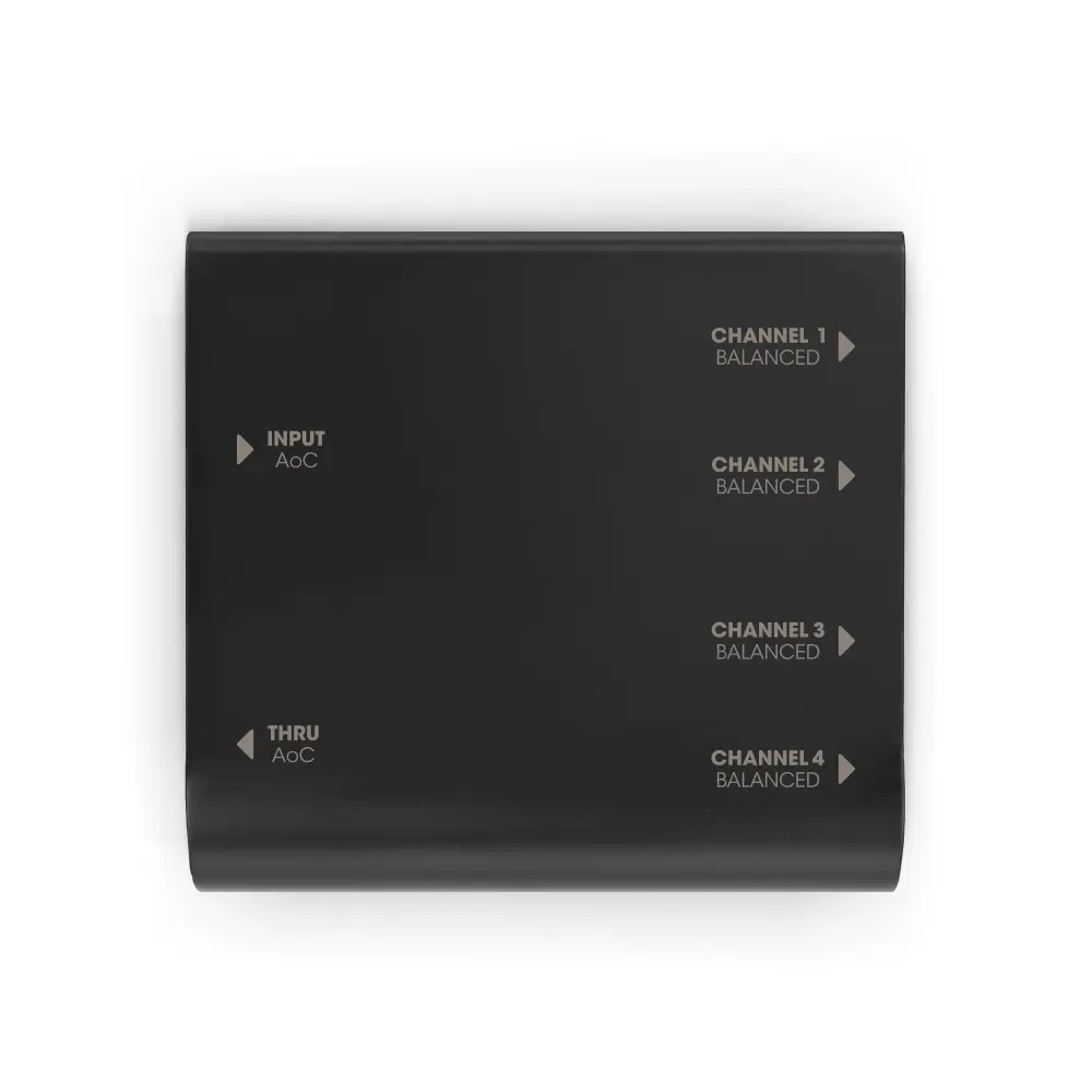 Caja Ethercon 4 Canales XLR Macho Palmer AOCBXLRM