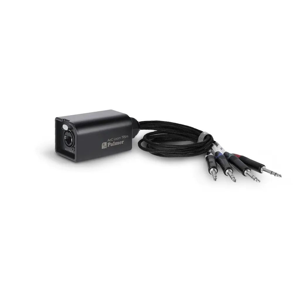 Caja Ethercon con 4 cables Canales Plug TRS Palmer AOCLTRSM
