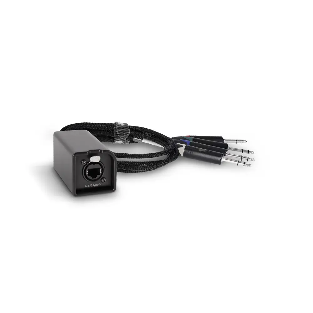 Caja Ethercon con 4 cables Canales Plug TRS Palmer AOCLTRSM