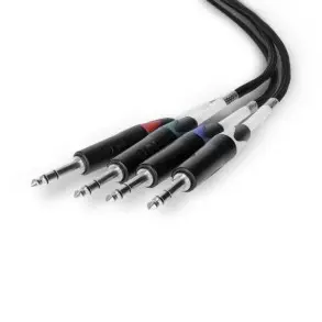 Caja Ethercon con 4 cables Canales Plug TRS Palmer AOCLTRSM