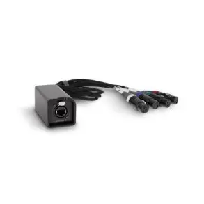 Caja Ethercon con 4 cables Canales XLR Hembra Palmer AOCLXLRF