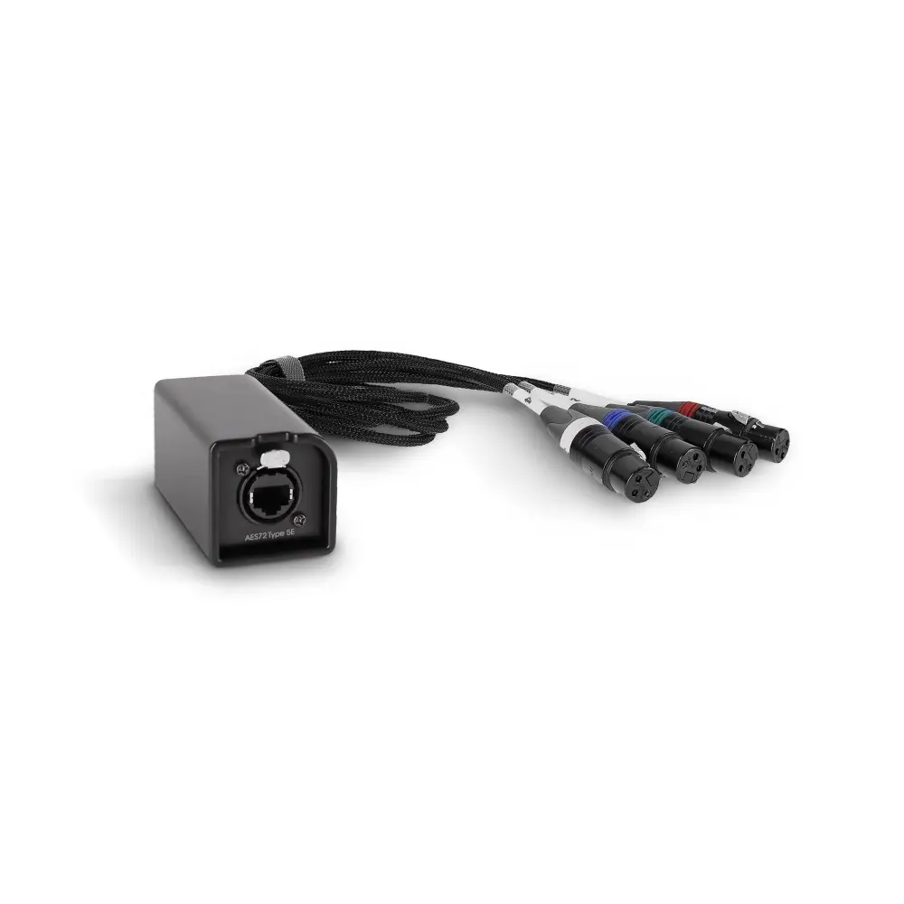 Caja Ethercon con 4 cables Canales XLR Hembra Palmer AOCLXLRF