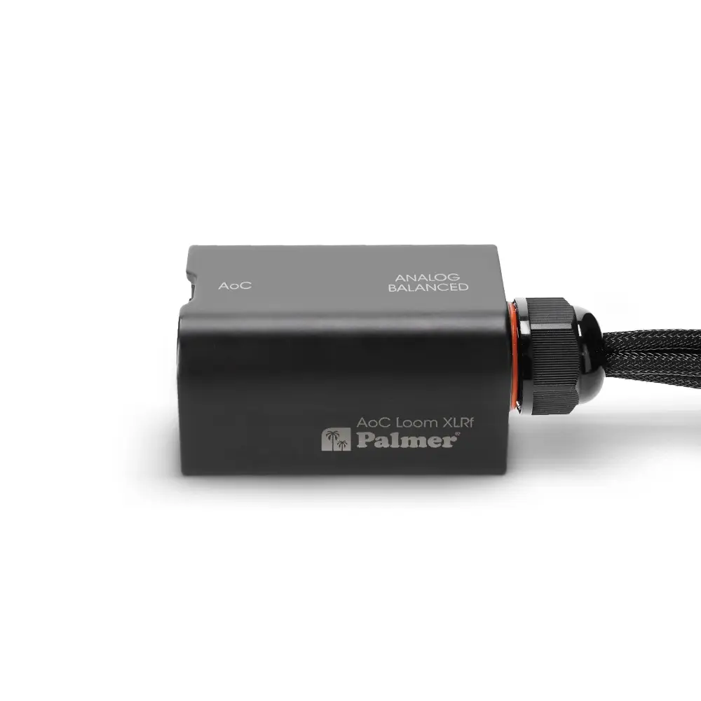Caja Ethercon con 4 cables Canales XLR Hembra Palmer AOCLXLRF
