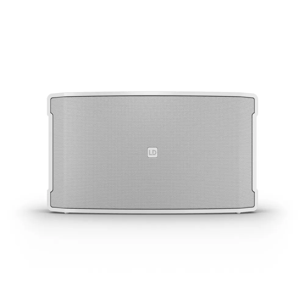Subwoofer de Instalacion 8" Activo de 190W con Dante Exterior Ld Systems DQORSUB8DW