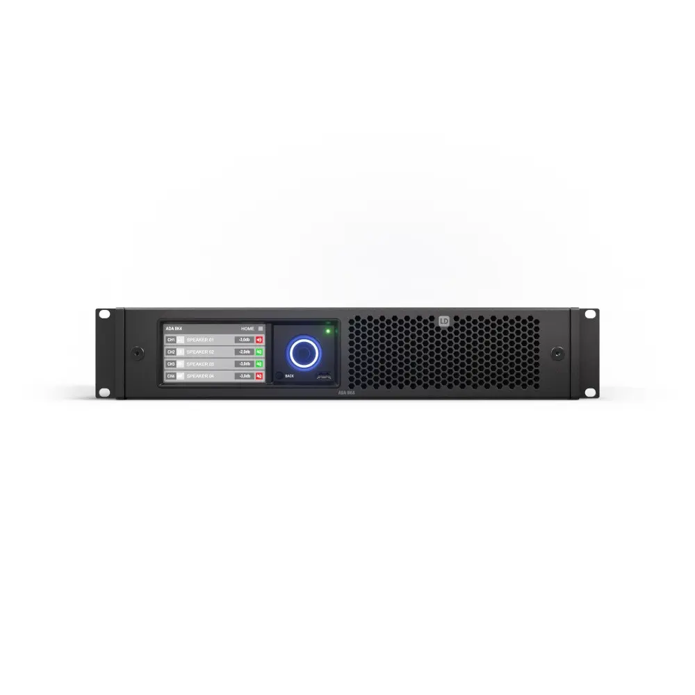 Potencia 4 Canales 2000W 4 ohms Procesador Digital Ld Systems ADA8K4