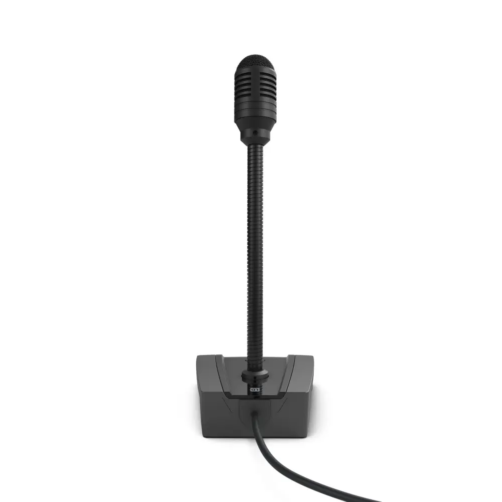 Microfono Cuello de Gazo con Base y Pulsador configurable Ld Systems PAM