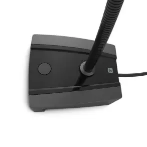 Microfono Cuello de Gazo con Base y Pulsador configurable Ld Systems PAM