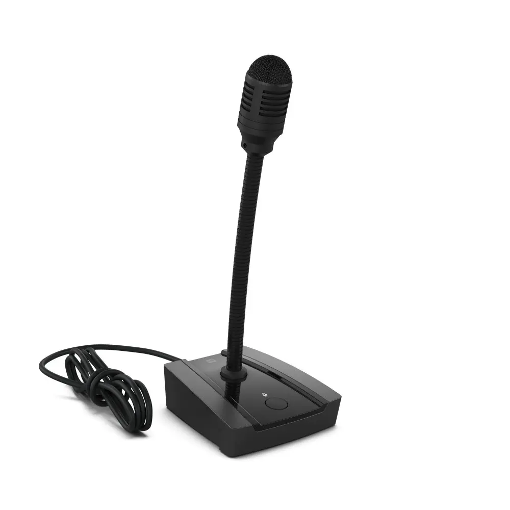 Microfono Cuello de Gazo con Base y Pulsador configurable Ld Systems PAM