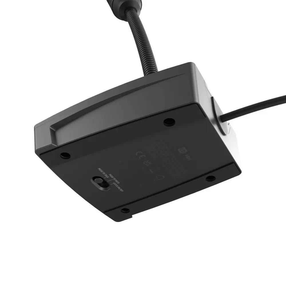 Microfono Cuello de Gazo con Base y Pulsador configurable Ld Systems PAM