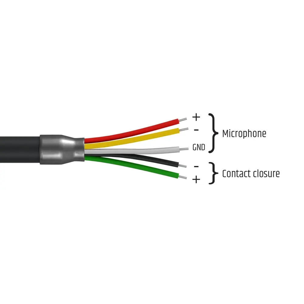 Microfono Cuello de Gazo con Base y Pulsador configurable Ld Systems PAM
