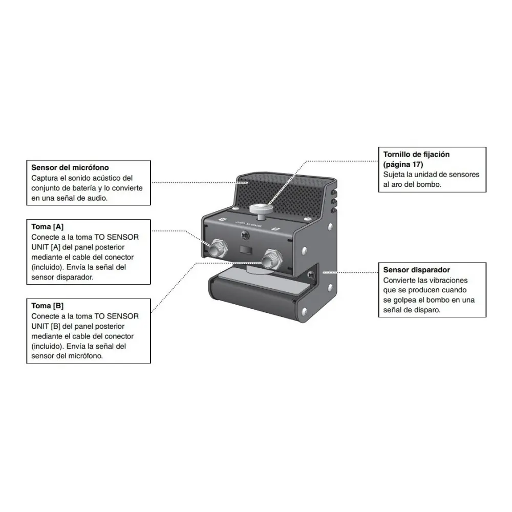 Microfono y Modulo Para Batería Yamaha Ead10
