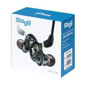 Auriculares In Ear Stagg  SPM235 de Outlet sin estuche color Negro