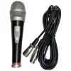 Micrófono Ross Dinámico Con Cable Incluido De Outlet color Negro