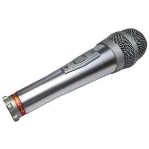 Micrófono Ross Dinámico Con Cable Incluido De Outlet color Gris