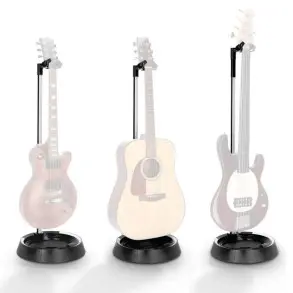 Soporte de Guitarra o Bajo Luz Led Gravity Glow Cuello Cierre Automatico Soporte de Guitarra o Bajo Luz Led Gravity Glow Cuello Cierre Automatico