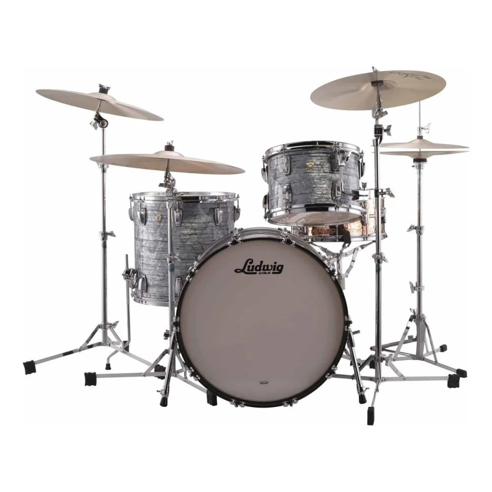 Bateria 3 Cuerpos Bombo 22 Ludwig L84233AX 52 WC