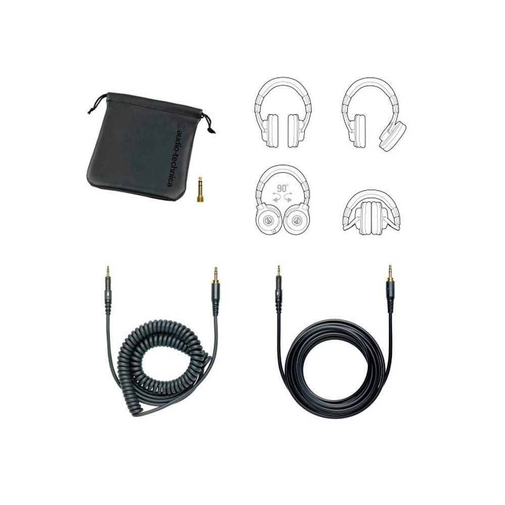 Audio Technica ATH-M40X Auricular Profesional Cerrado para Monitoreo 