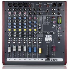 Mixer 10 Canales Allen & Heath ZED60-10FX Mixer 10 Canales Allen & Heath ZED60-10FX