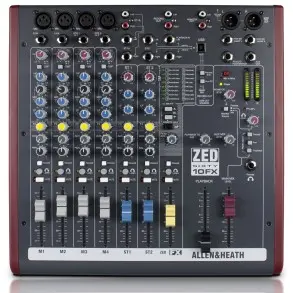 Mixer 10 Canales Allen & Heath ZED60-10FX Mixer 10 Canales Allen & Heath ZED60-10FX