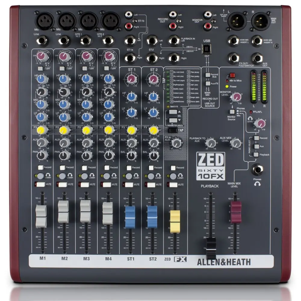 Mixer 10 Canales Allen & Heath ZED60-10FX
