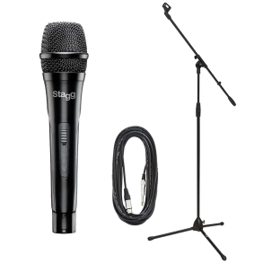 Pack Microfono Dinamico SDMP30 Pipeta Soporte y Cable XLR PLUG Pack Microfono Dinamico SDMP30 Pipeta Soporte y Cable XLR PLUG