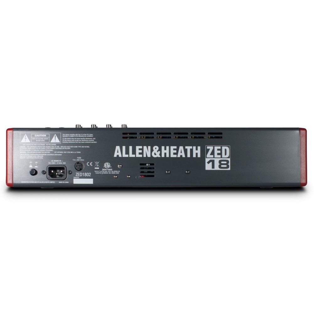 Mixer 18 Canales Allen & Heath ZED1802 Mixer 18 Canales Allen & Heath ZED1802