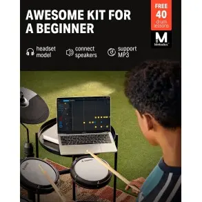 Bateria Electronica 4 Cuerpos DONNER EC3414