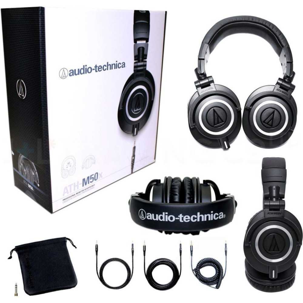 Audio Technica ATH-M50X Auricular Profesional Cerrado para Monitoreo 