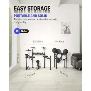 Bateria Electronica 4 Pads DONNER EC3131