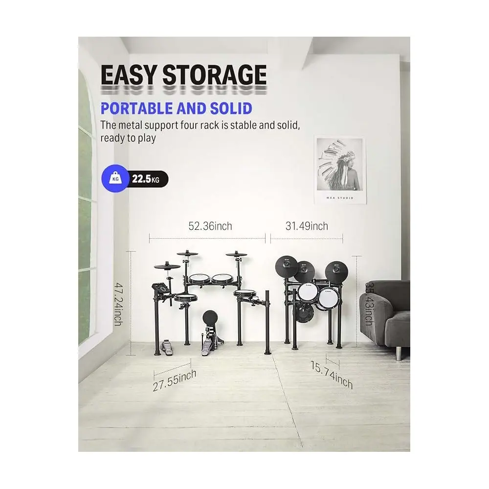 Bateria Electronica 4 Pads DONNER EC3131