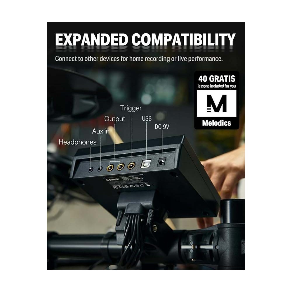 Bateria Electronica 4 Pads DONNER EC3131 Bateria Electronica 4 Pads DONNER EC3131