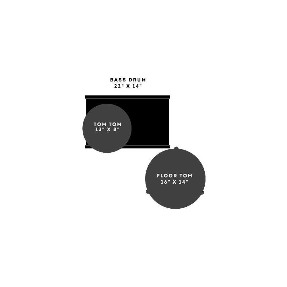 Bateria 3 Cuerpos Vintage Bombo 22 SONOR VT16THREE22WMVP Bateria 3 Cuerpos Vintage Bombo 22 SONOR VT16THREE22WMVP