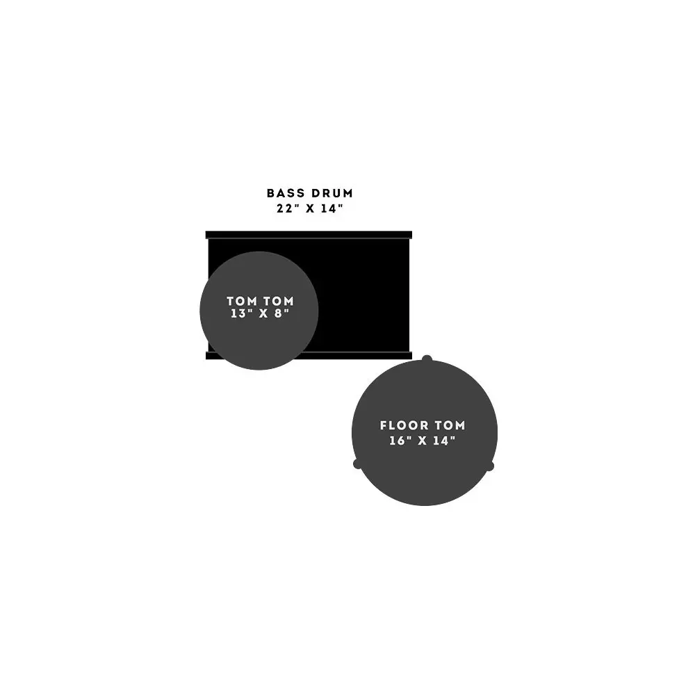 Bateria 3 Cuerpos Vintage Bombo 22 SONOR VT16THREE22WMVP