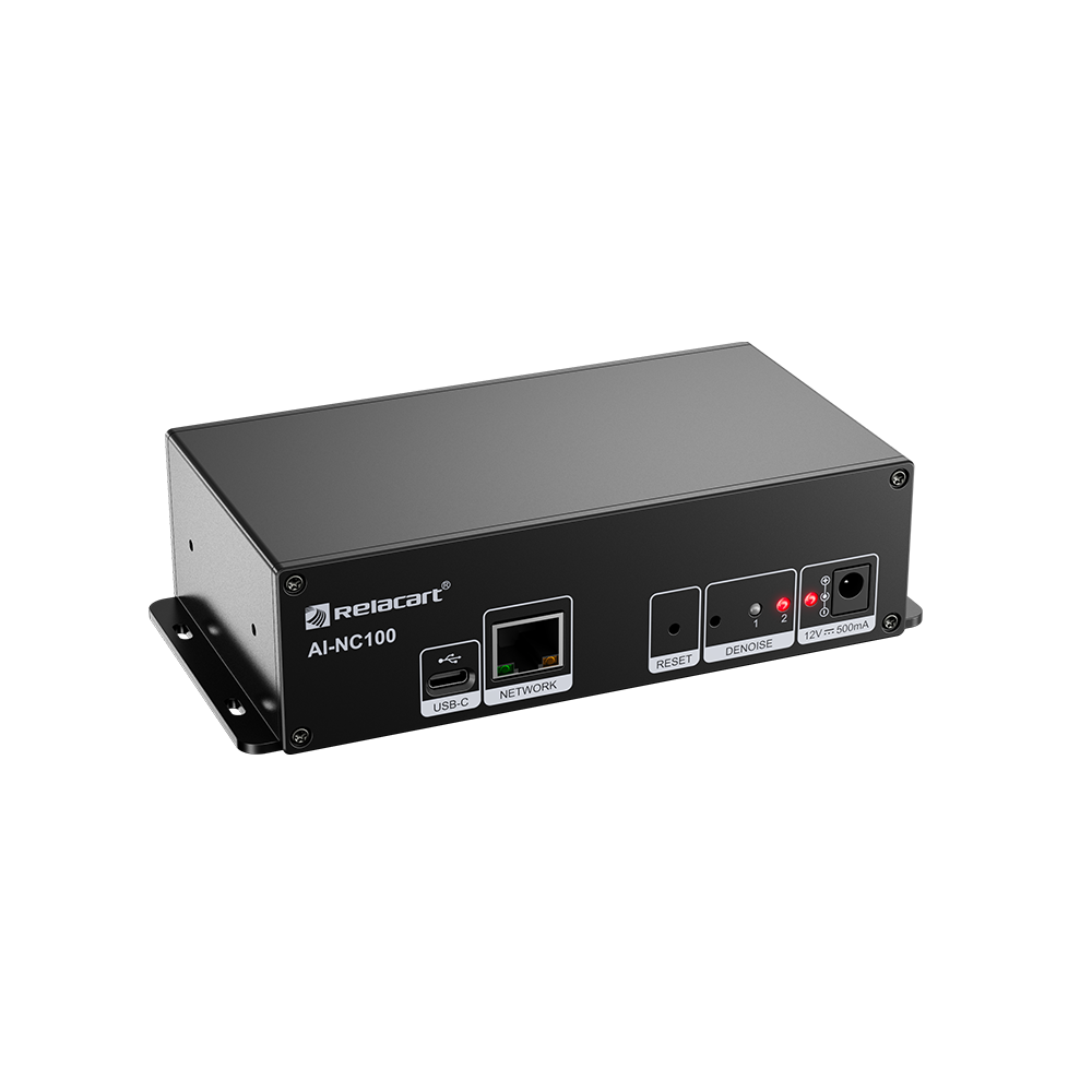 Procesador de Audio con Inteligencia Artificial para salas de reuniones Relacart AI-NC100 Procesador de Audio con Inteligencia Artificial para salas de reuniones Relacart AI-NC100