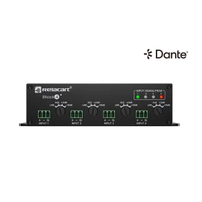 Conversor Digital 4 Entradas 4 Salidas Dante Relacart BLOCK4