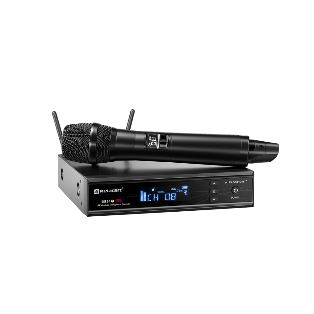 Sistema Inalambricos Digital Microfono de Mano Relacart BG-24H