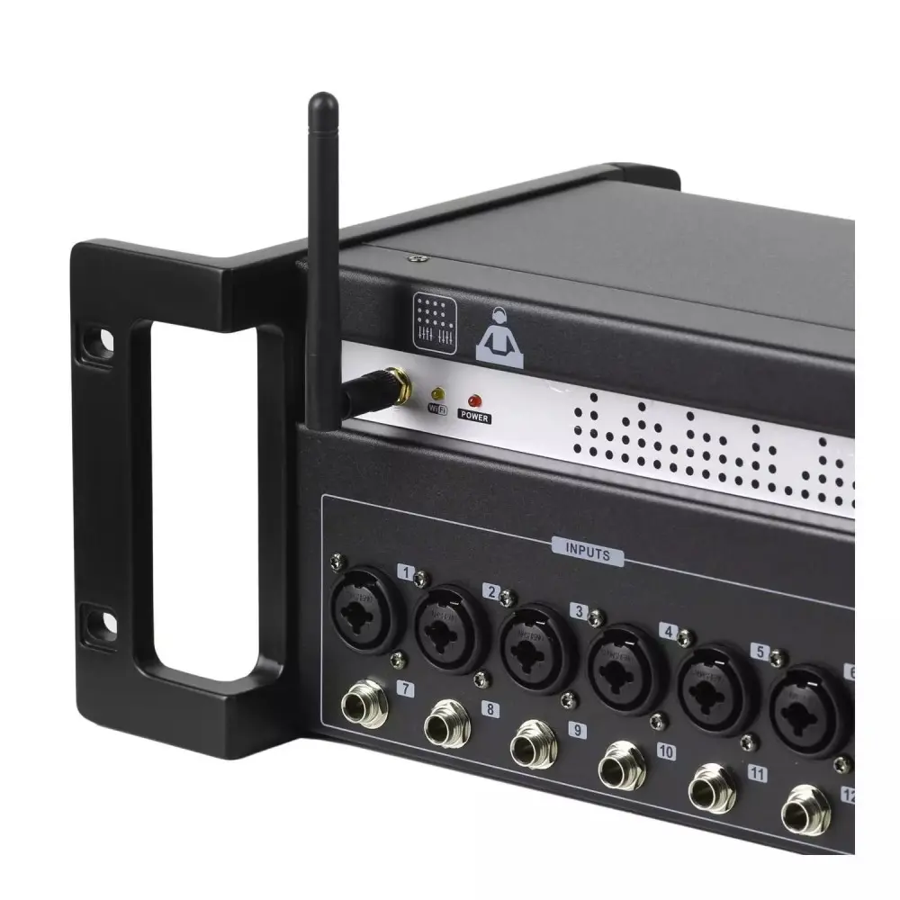 Mixer Digital de Rack 12 Canales con Dante Relacart MIXX12