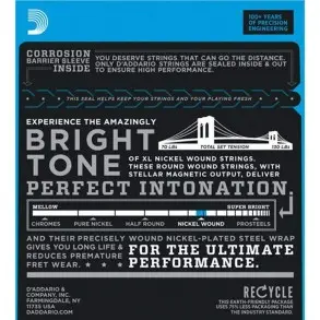 Encordado Guitarra Electrica 013 Daddario Exl158