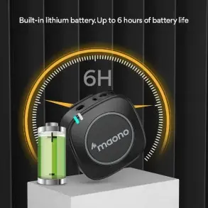 Sistema Inalambrico Maono Microfonos Mano Lavalier Camara