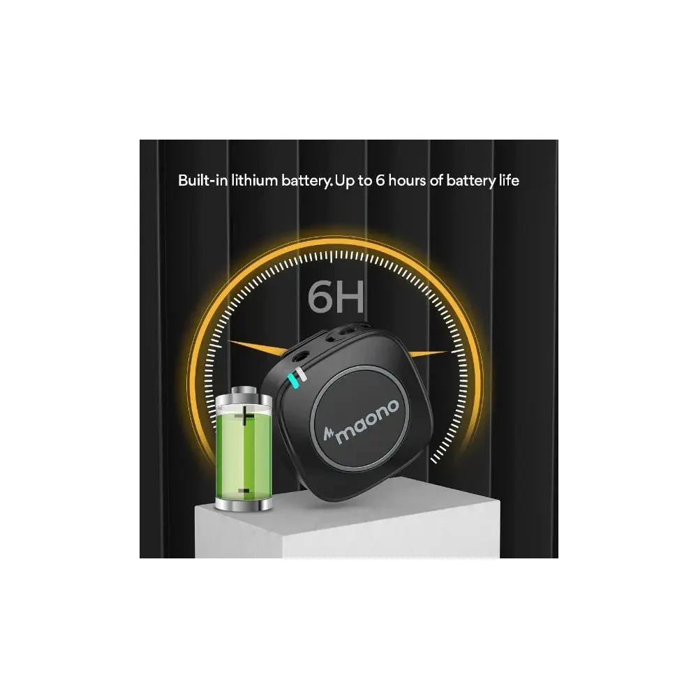 Sistema Inalambrico Maono Microfonos Mano Lavalier Camara