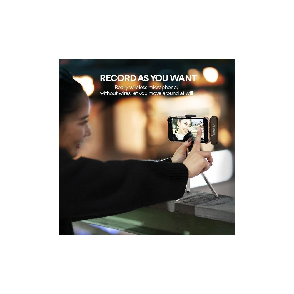 Sistema Inalambrico Maono Microfonos Mano Lavalier Camara