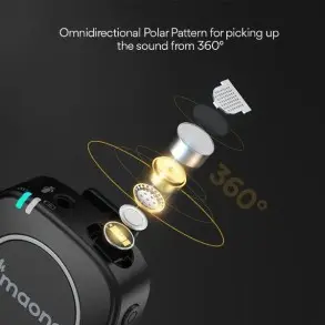 Sistema Inalambrico Maono Microfonos Mano Lavalier Camara